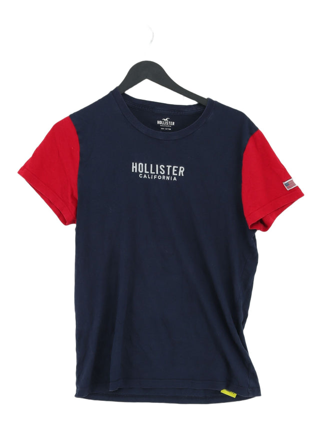 Hollister Men's T-Shirt XS Blue 100% Cotton
