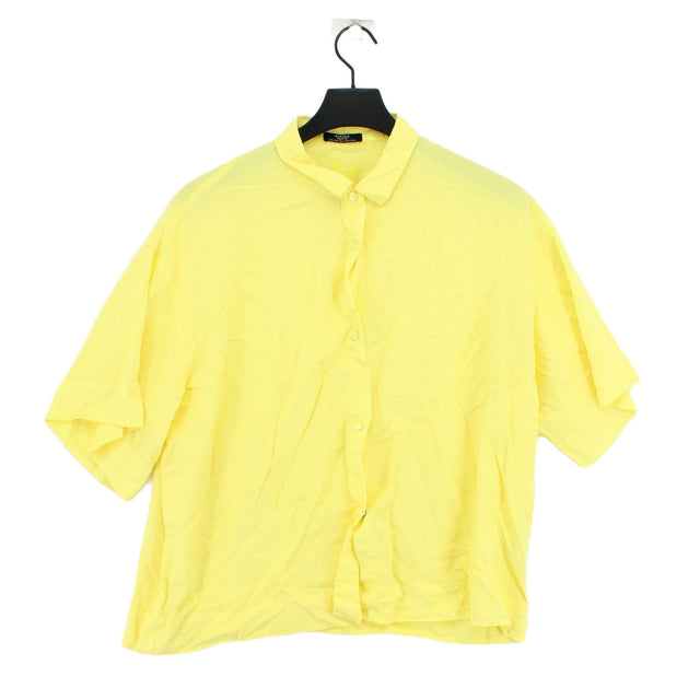 Parfois Women's Shirt M Yellow 100% Lyocell Modal