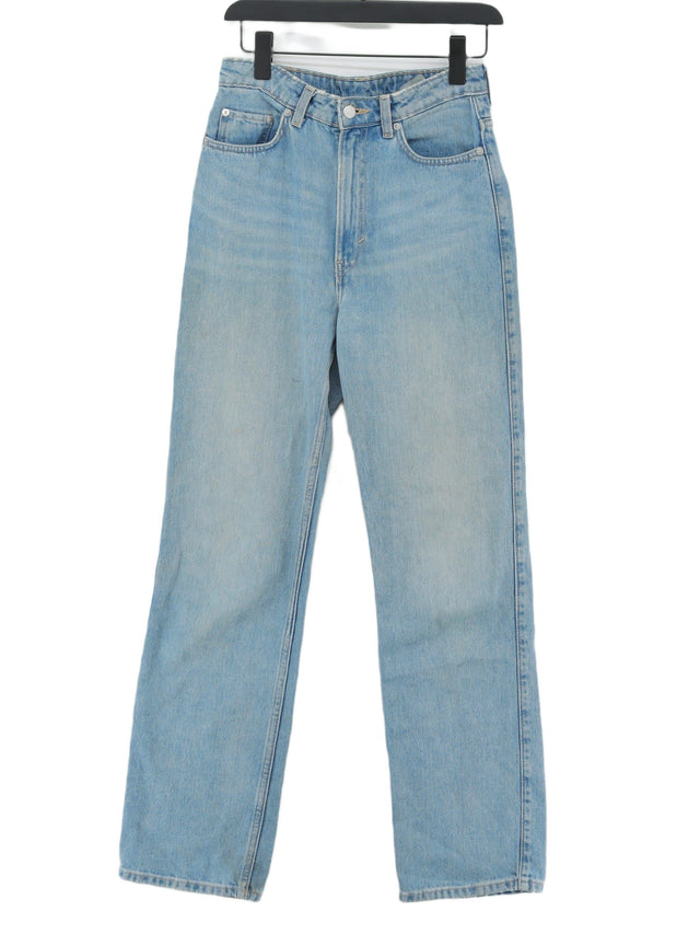Weekday Women's Jeans W 28 in; L 32 in Blue 100% Cotton