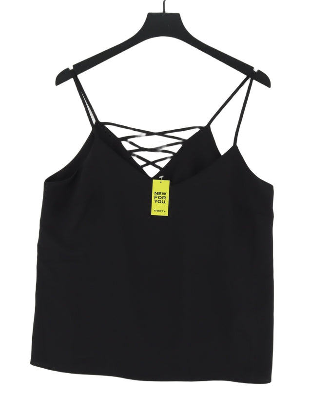 New Look Women's Top UK 14 Black 100% Polyester