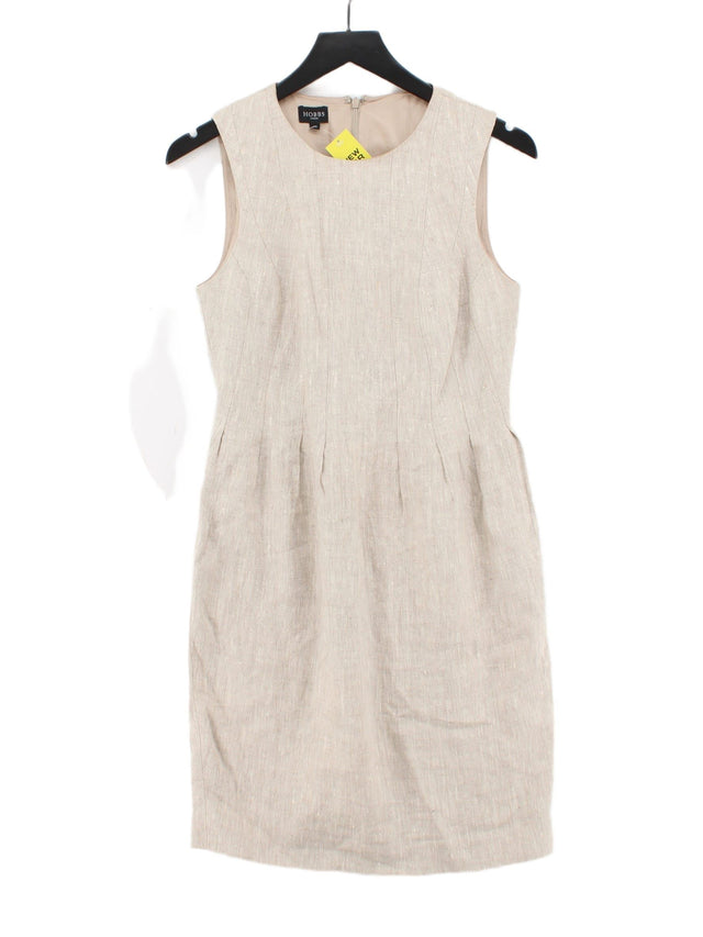 Hobbs Women's Midi Dress UK 10 Cream 100% Other