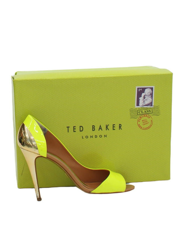 Ted Baker Women's Heels UK 7 Yellow 100% Other