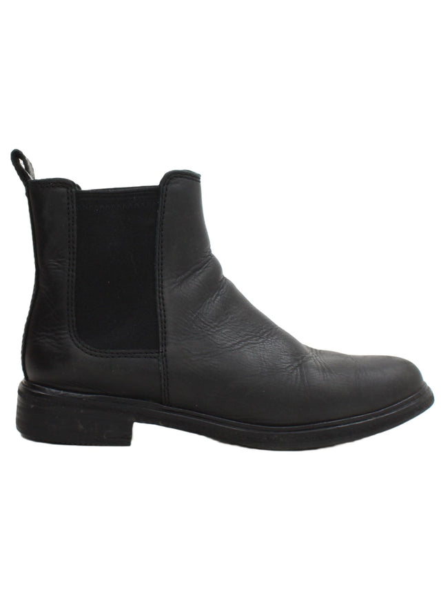 Clarks Women's Boots UK 4 Black 100% Other