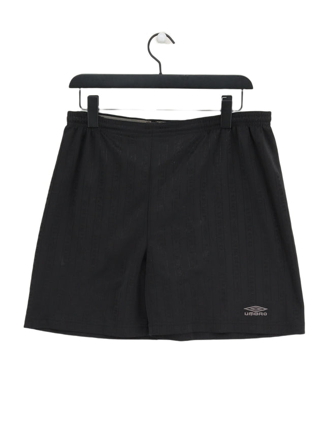 Umbro Women's Shorts L Black 100% Polyester