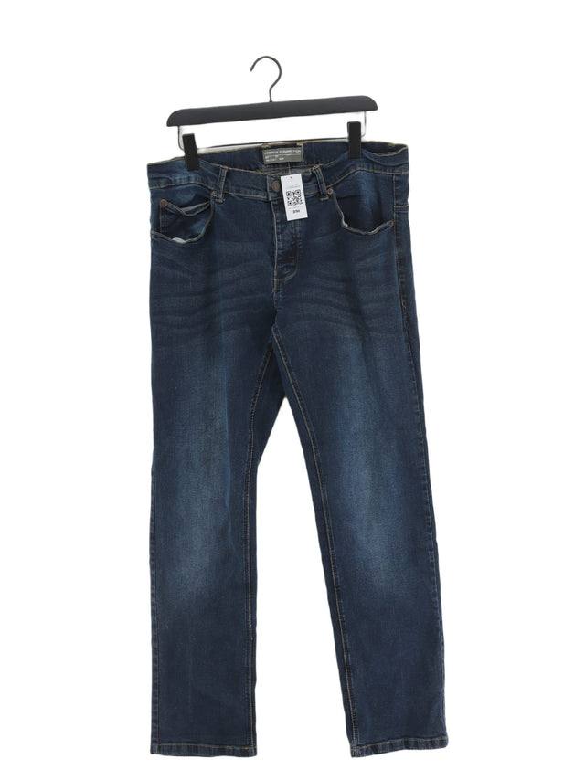 French Connection Men's Jeans W 34 in; L 32 in Blue Cotton with Elastane
