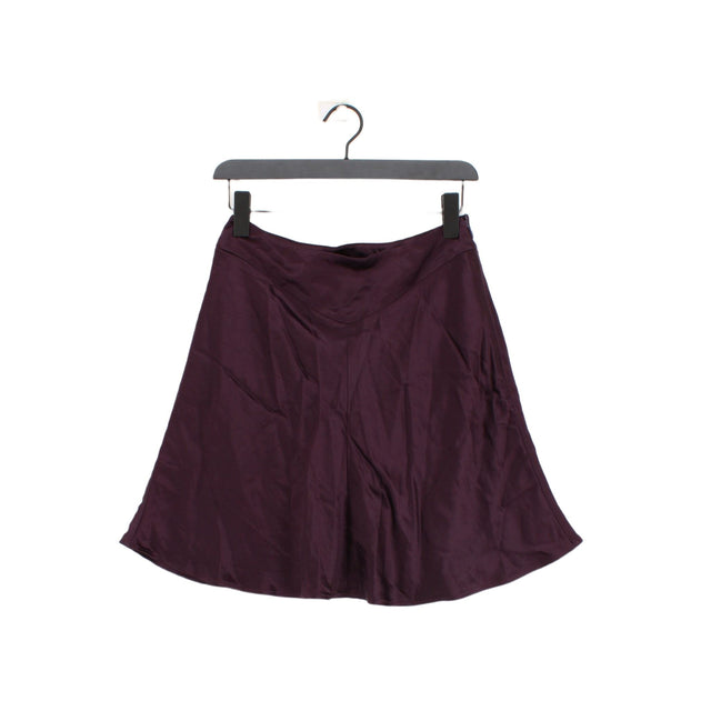 Boden Women's Mini Skirt UK 10 Purple Other with Polyester