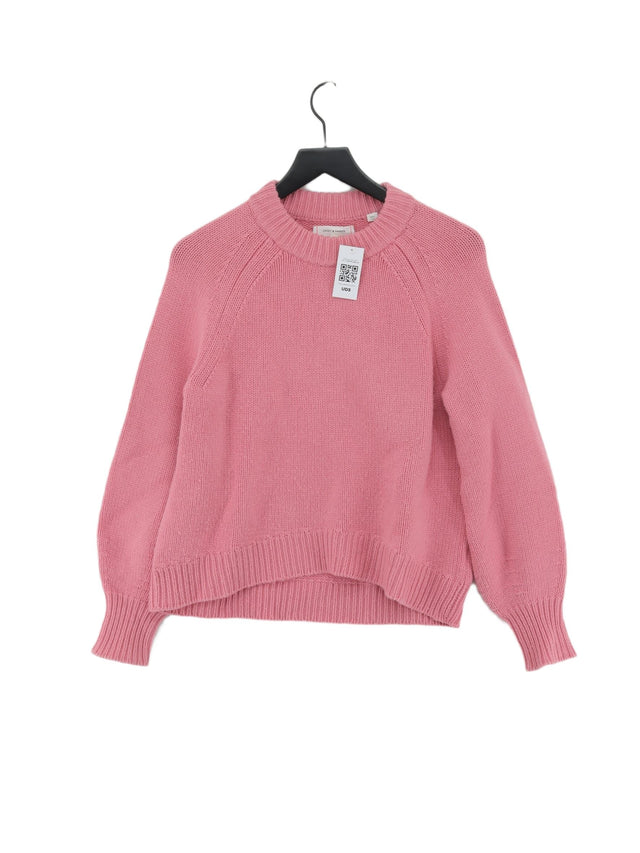 Chinti & Parker Women's Jumper XS Pink Wool with Cashmere