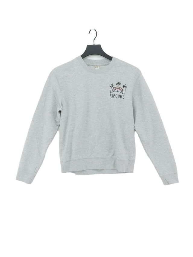 Rip Curl Women's Jumper UK 8 Grey 100% Other