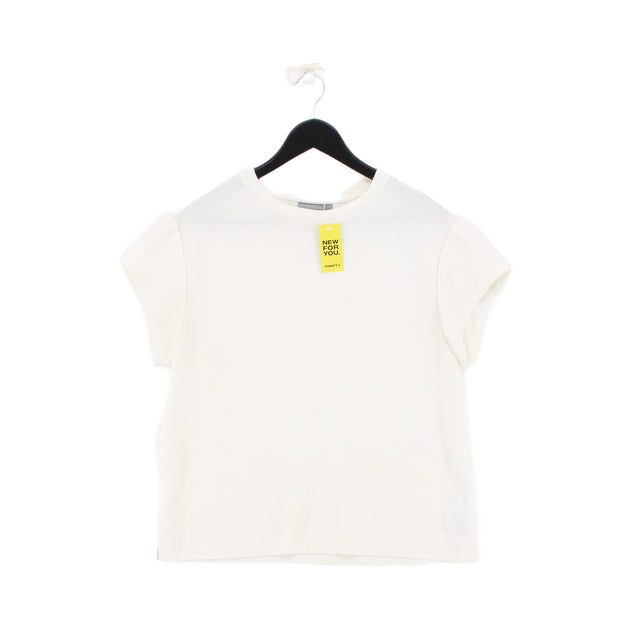 B.Young Women's Top UK 8 White 100% Polyester
