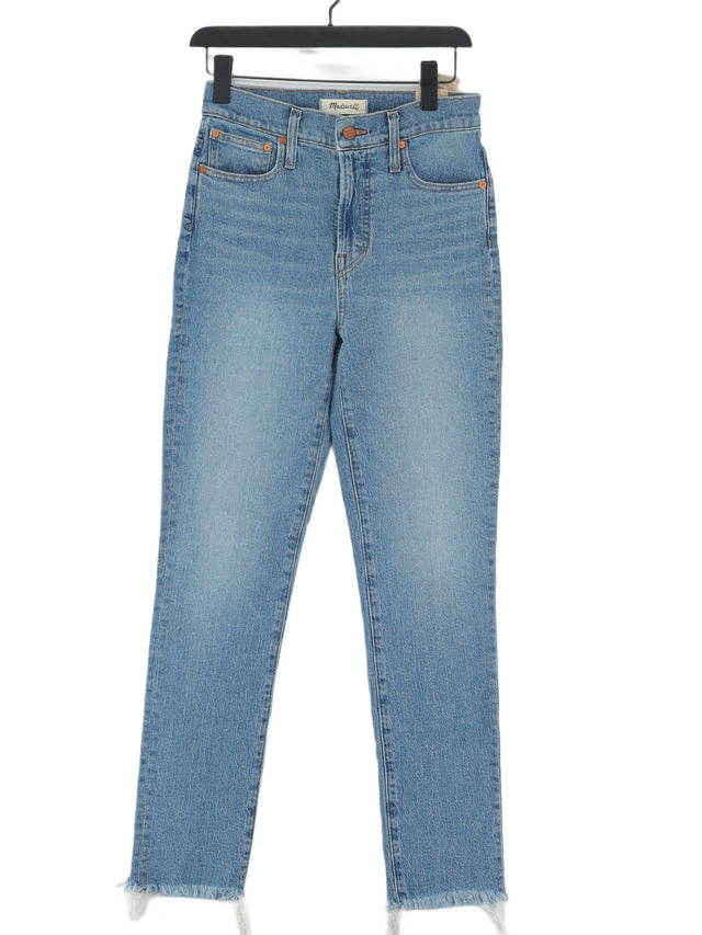 Madewell Women's Jeans W 26 in Blue Cotton with Elastane