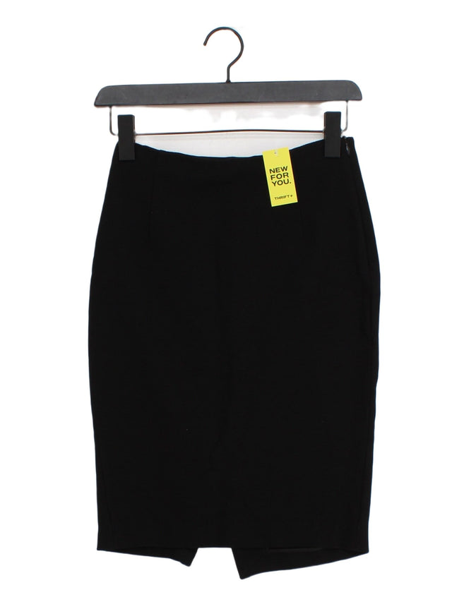 Massimo Dutti Women's Midi Skirt W 36 in Black