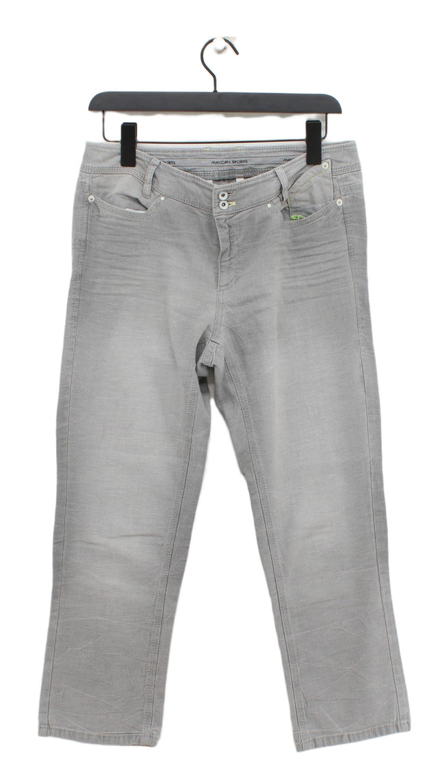 Marc Cain Men's Trousers W 30 in Grey Cotton with Elastane