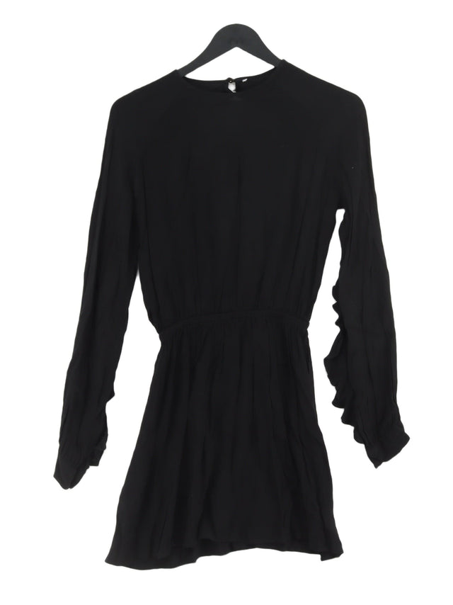 Ivyrevel Women's Midi Dress UK 6 Black 100% Viscose