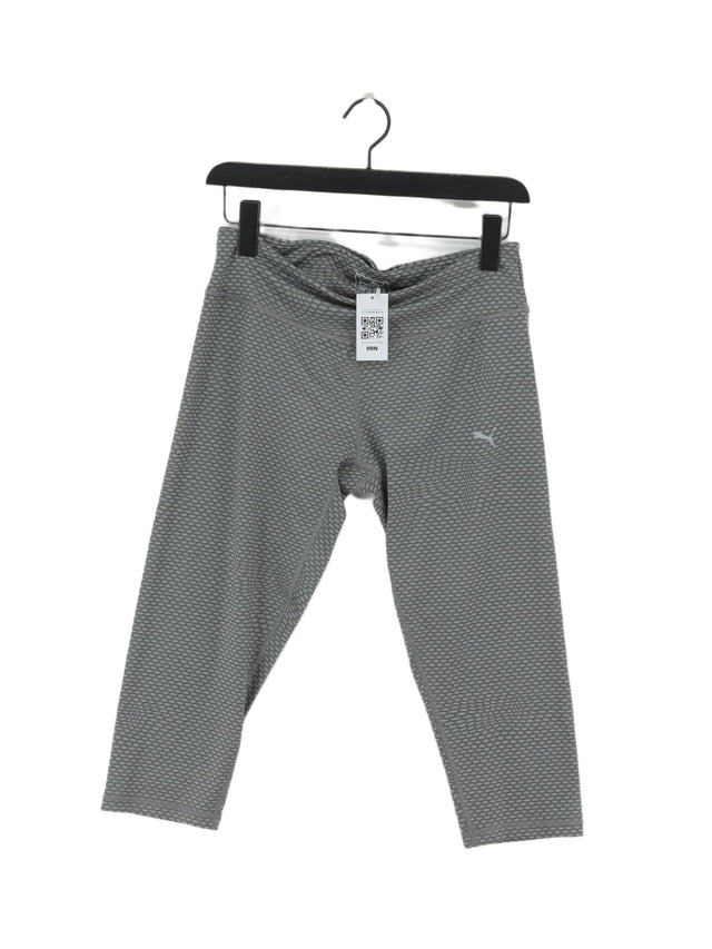 Puma Women's Leggings UK 14 Grey 100% Other