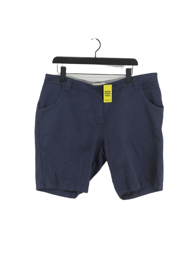Seasalt Men's Shorts W 20 in; L 20 in Blue Cotton with Linen