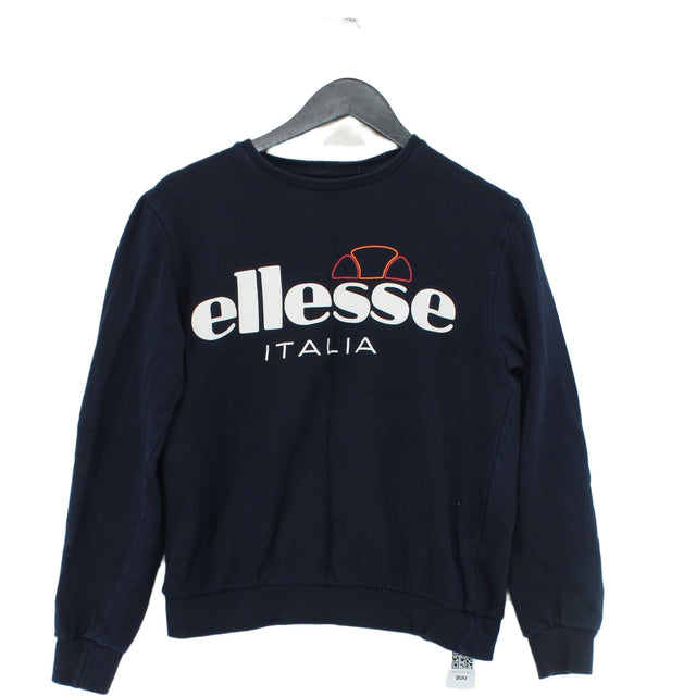Ellesse Women's Top XS Blue 100% Cotton