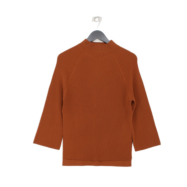 Whistles Women's Jumper XS Brown Viscose with Polyamide