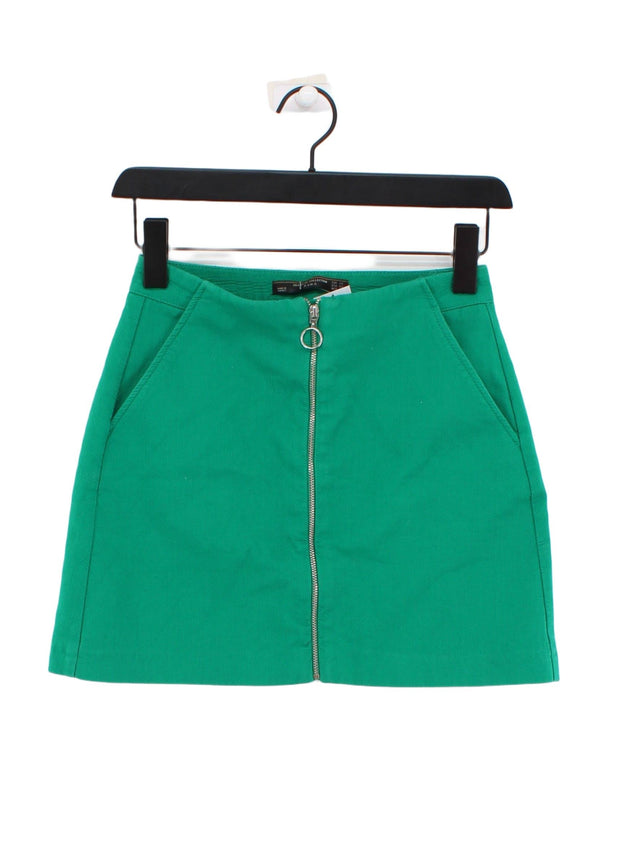 Trafaluc Women's Mini Skirt XS Green 100% Other