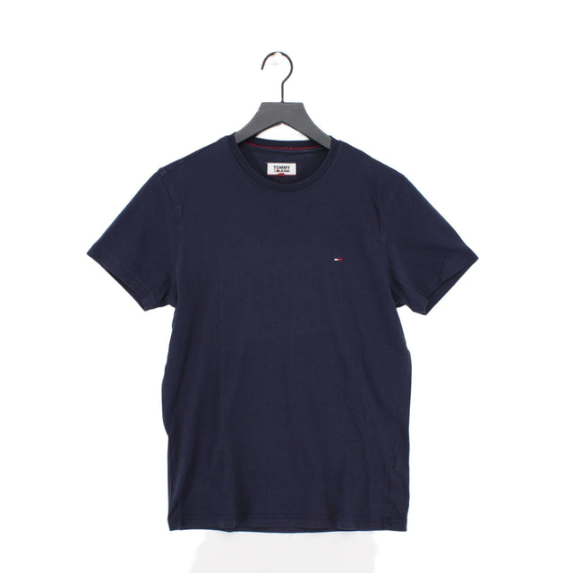 Tommy Hilfiger Women's T-Shirt M Blue 100% Cotton
