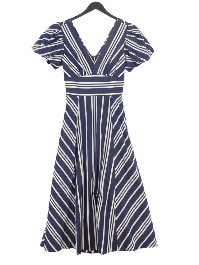 Kate Spade Women's Maxi Dress UK 8 Blue 100% Cotton