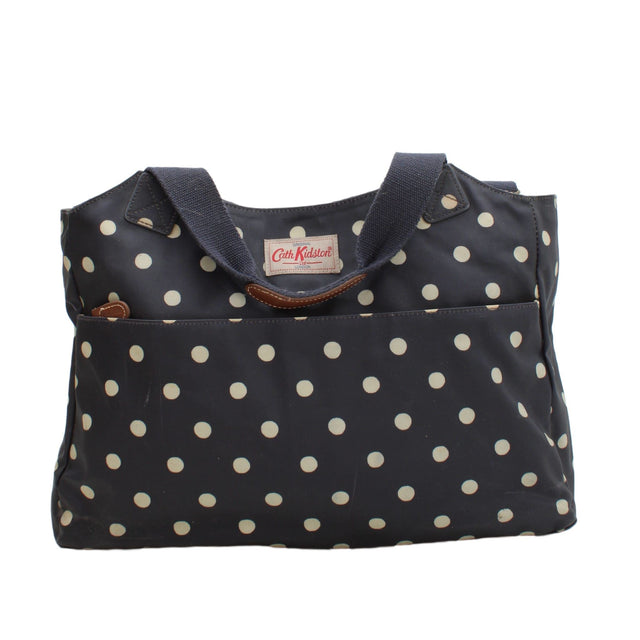 Cath Kidston Women's Bag Blue Cotton with Leather, Polyester