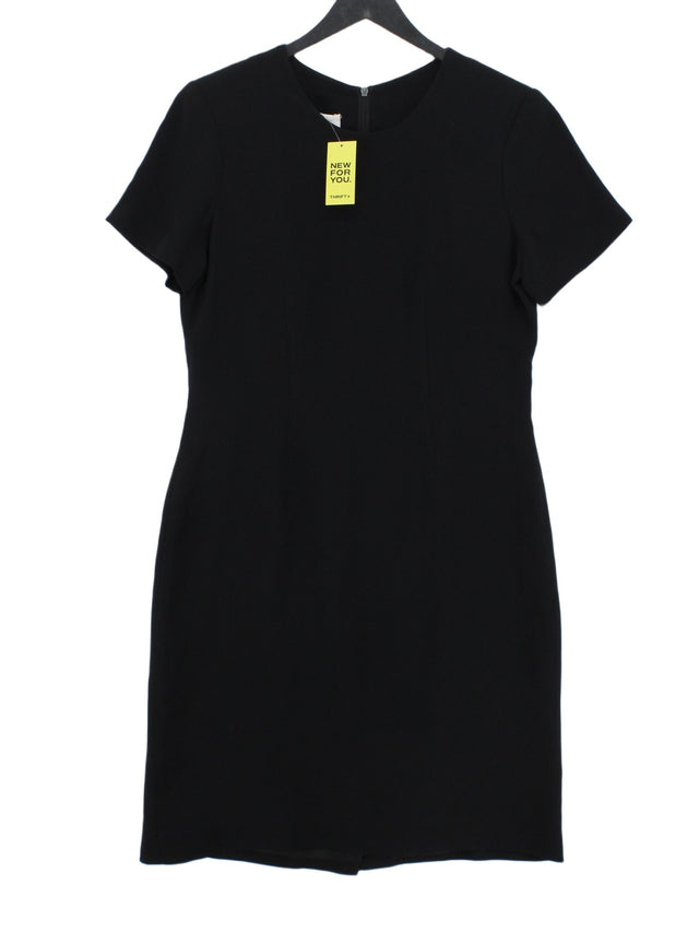 Hamells Women's Midi Dress UK 12 Black 100% Polyester