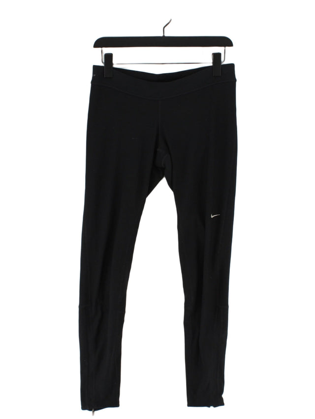 Nike Women's Sports Bottoms M Black Polyester with Elastane