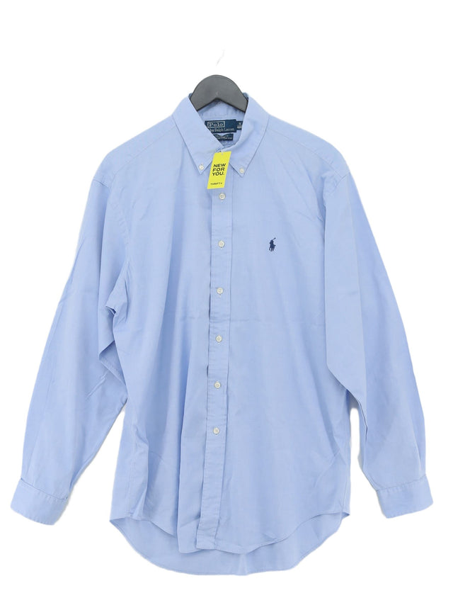 Ralph Lauren Men's Shirt Chest: 40 in Blue 100% Cotton