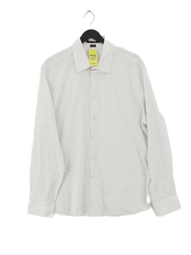 Theory Men's Shirt XL White 100% Cotton