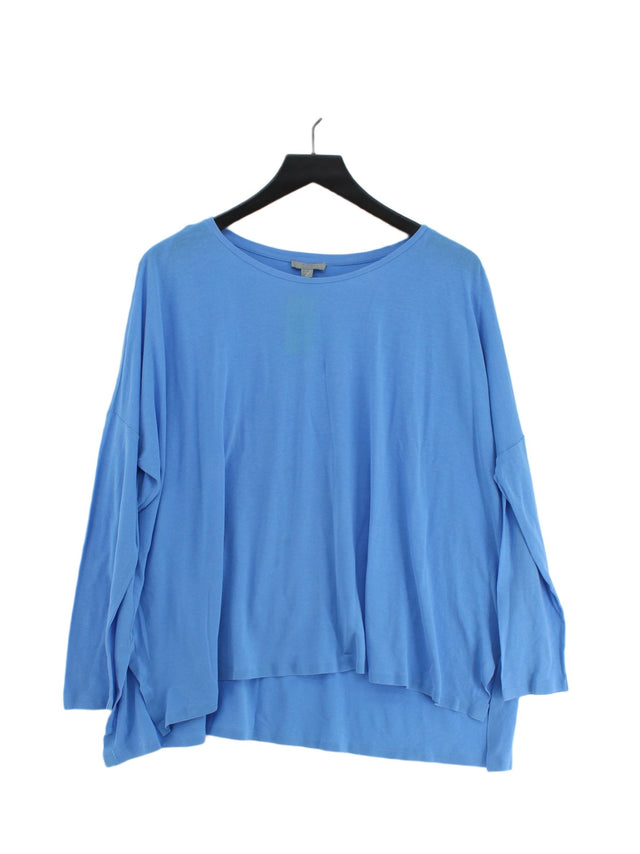 COS Women's Top M Blue 100% Cotton