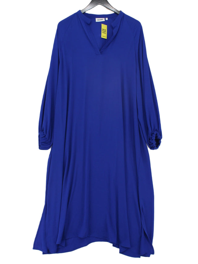 Weekday Women's Maxi Dress S Blue 100% Polyester