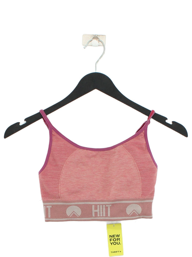 HIIT Women's T-Shirt S Pink Polyamide with Elastane, Polyester