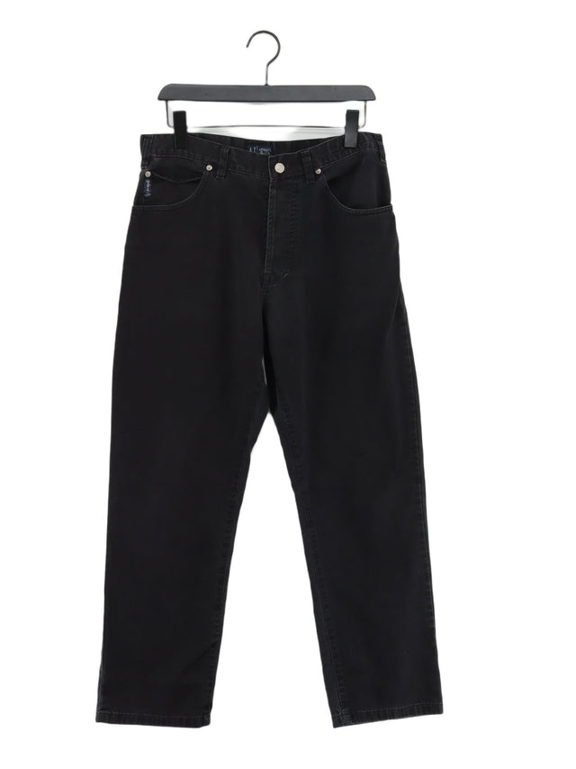 Armani Men's Jeans W 32 in Black 100% Cotton