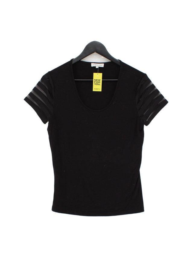 Austin Reed Women's Top M Black Viscose with Elastane