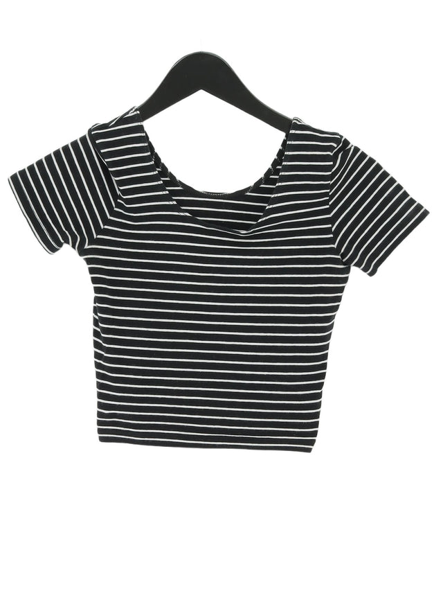 American Apparel Women's T-Shirt S Black Cotton with Elastane