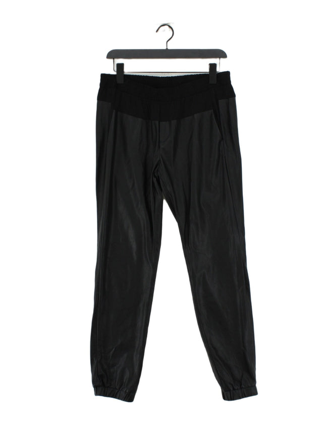 S.Oliver Women's Trousers M Black Other with Polyester, Viscose