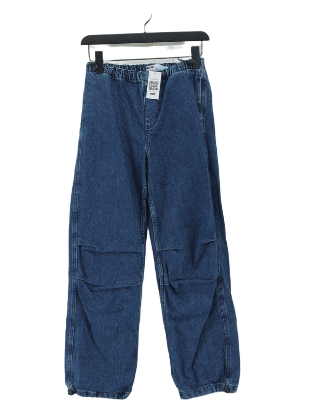 Bershka Women's Jeans XXS Blue 100% Cotton