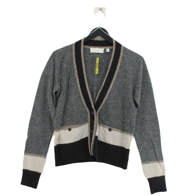 Ronit Zilkha Women's Cardigan M Grey Wool with Other, Polyamide