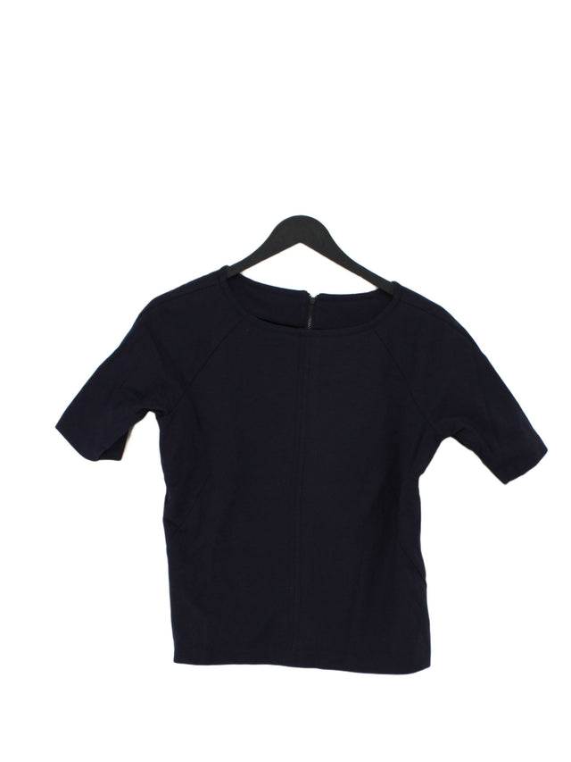 Sandwich Women's T-Shirt S Blue Viscose with Elastane, Polyamide