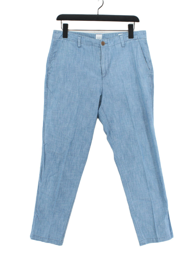 Gap Women's Trousers UK 8 Blue 100% Other