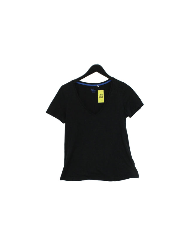 Boden Women's T-Shirt S Black 100% Cotton