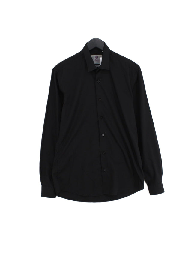 Skopes Men's Shirt Collar: 15.5 in Black Polyester with Cotton