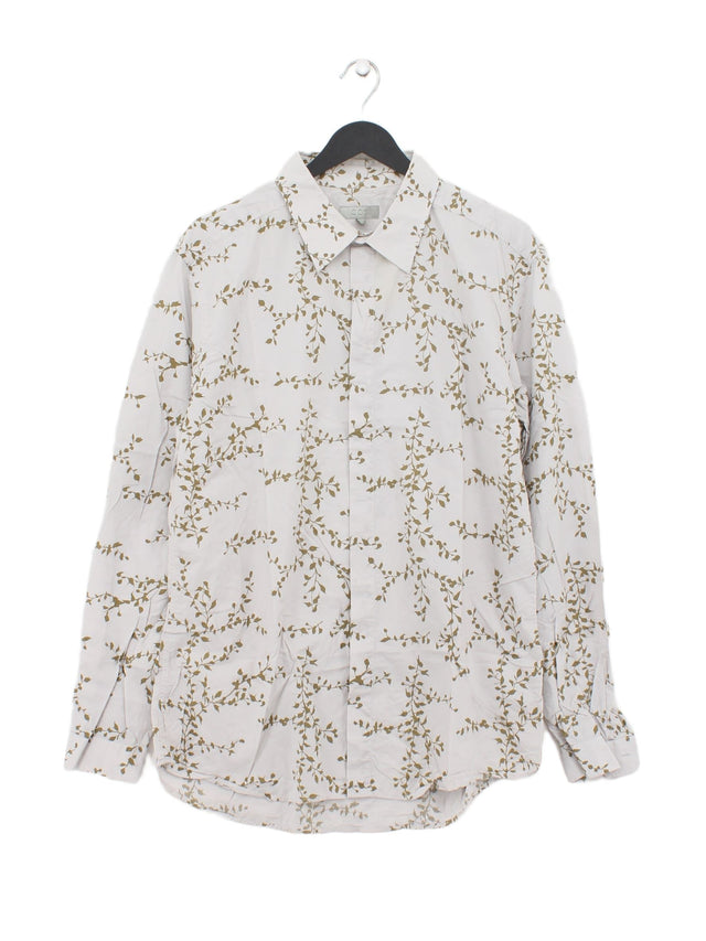 COS Men's Shirt L Multi 100% Cotton