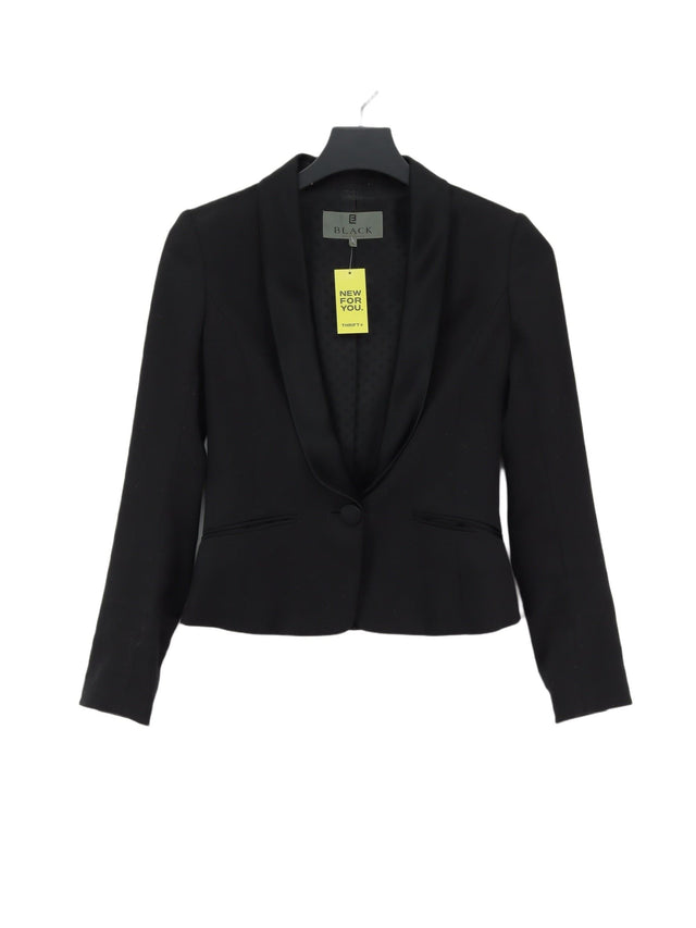 Moussy Women's Blazer Chest: 33 in Black Polyester with Rayon