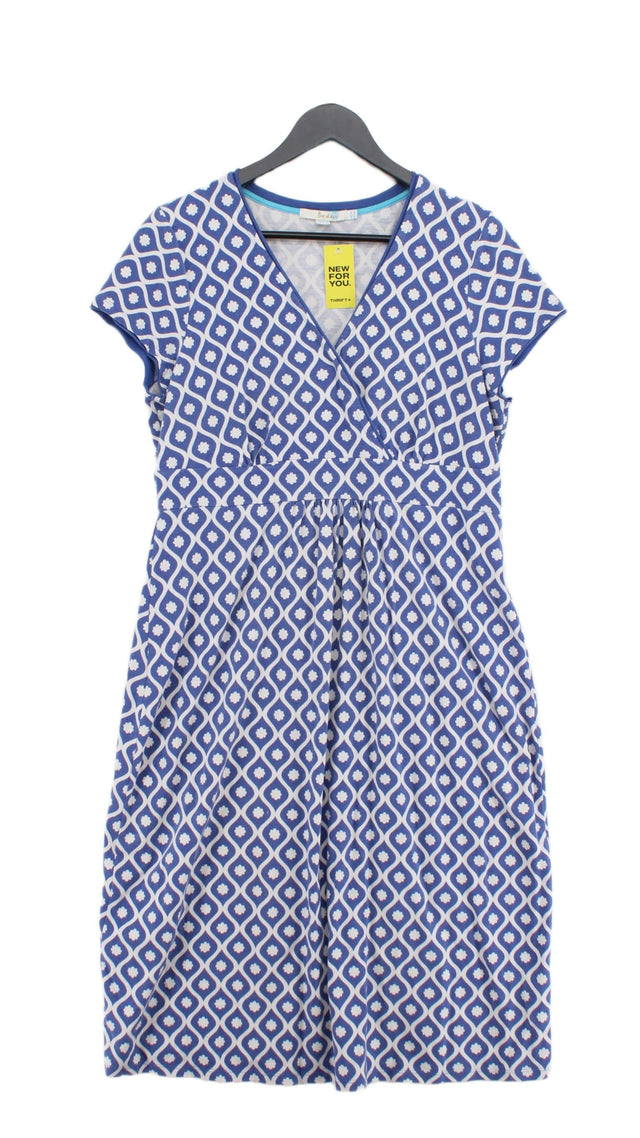 Boden Women's Maxi Dress UK 16 Blue 100% Cotton
