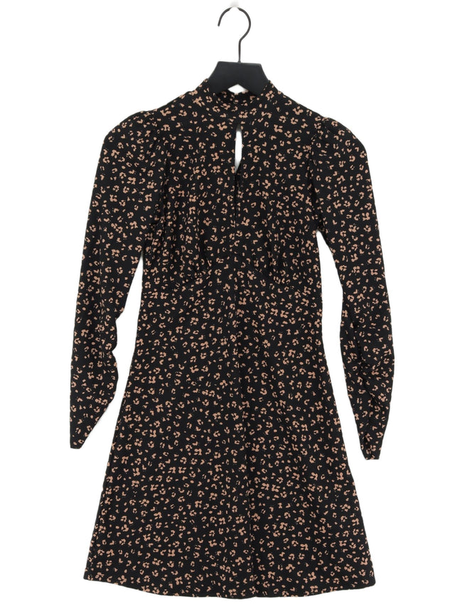 New Look Women's Mini Dress UK 6 Black Polyester with Elastane