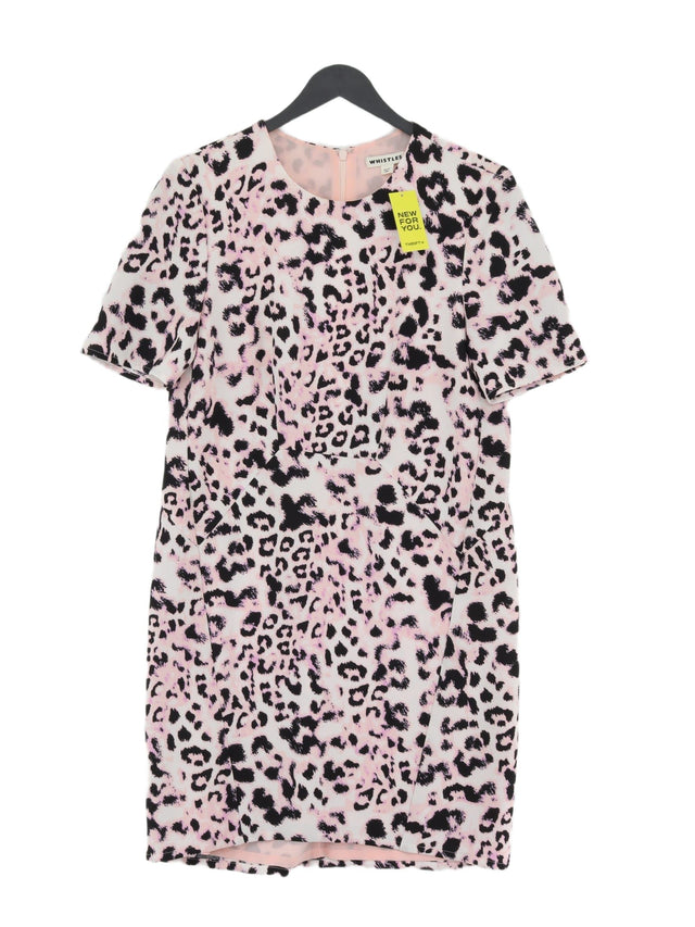 Whistles Women's Midi Dress UK 8 Multi 100% Polyester