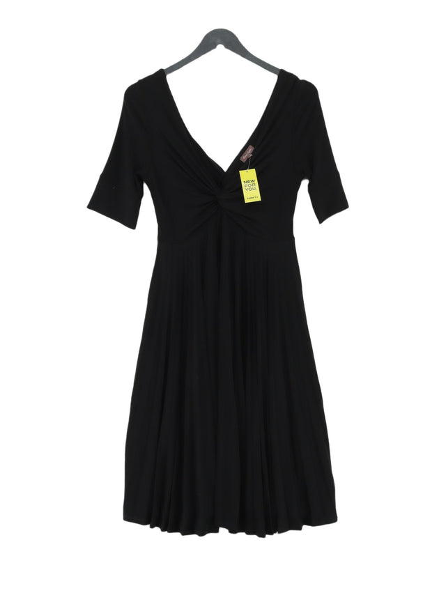 Phase Eight Women's Midi Dress UK 10 Black Polyester with Elastane