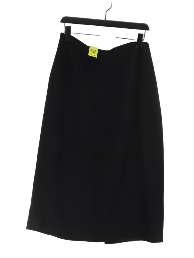 Windsmoor Women's Midi Skirt UK 16 Black 100% Polyester