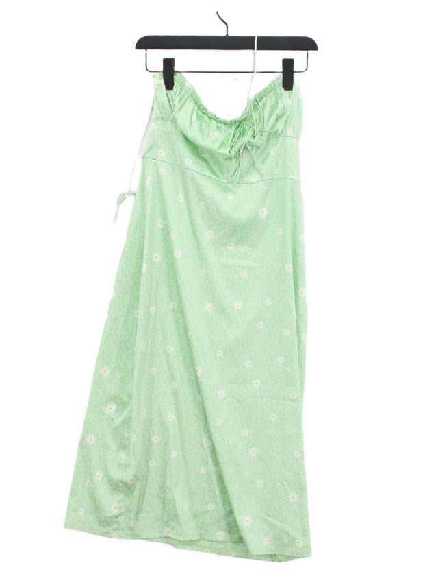 For Love & Lemons Women's Midi Dress S Green 100% Other